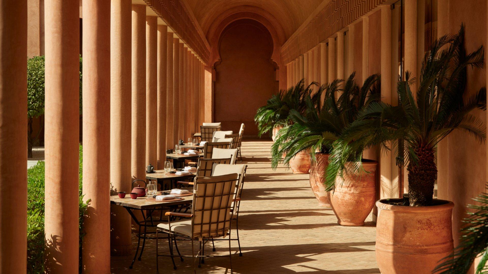 amanjena marrakech - terrace